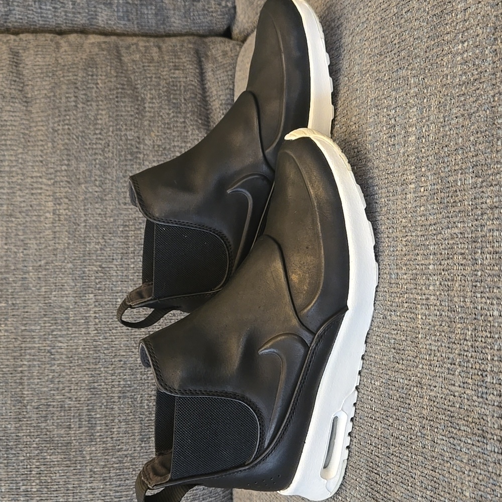 Nike Air Max Thea Mid Women Black/White Shoes 7 - Picture 9 of 11